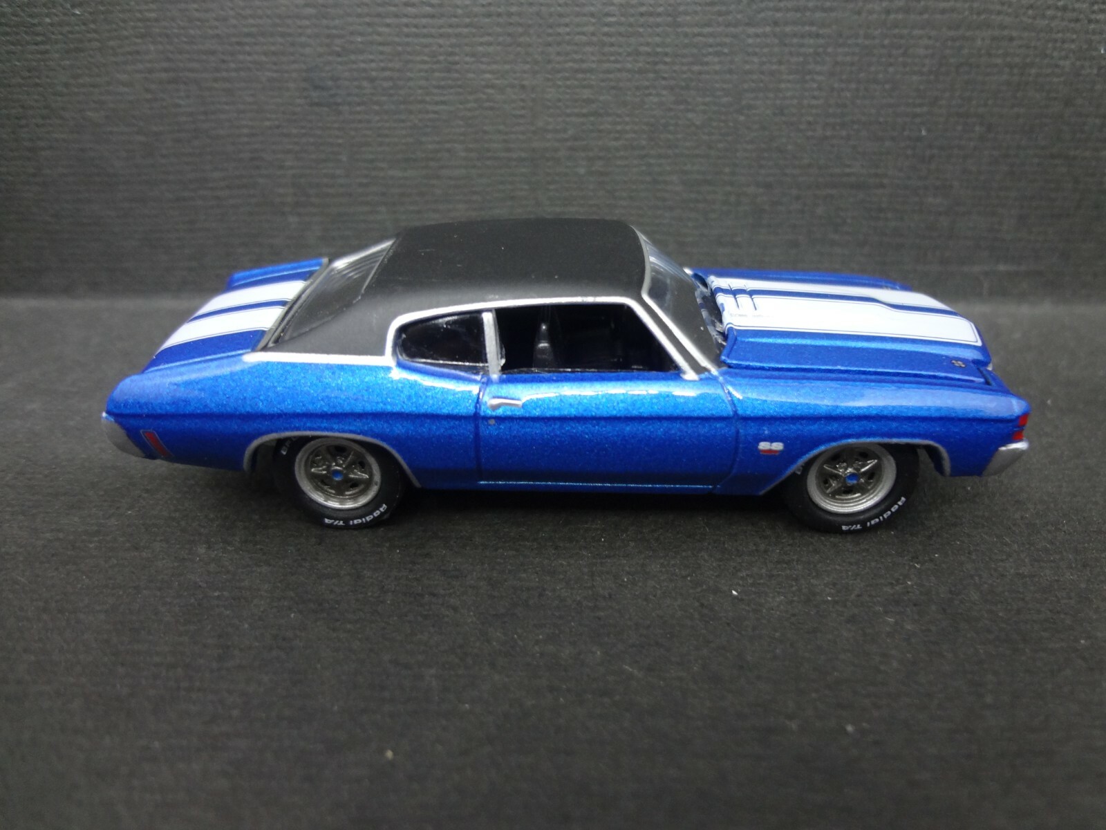 Johnny Lightning 1971 Chevy Chevelle SS 454 mulsanne blue – Loose New 1:64
