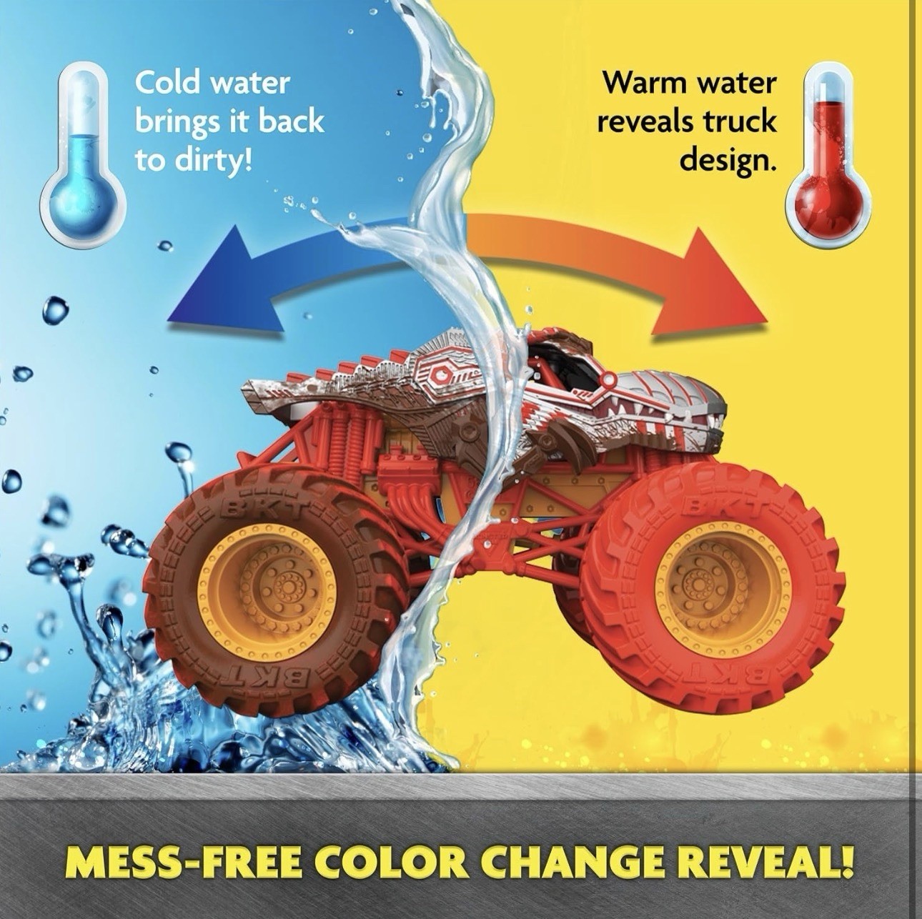 Monster Jam Mud Blasters DUNK TANK + EXCLUSIVE Monster Mutt Dalmatian NEW