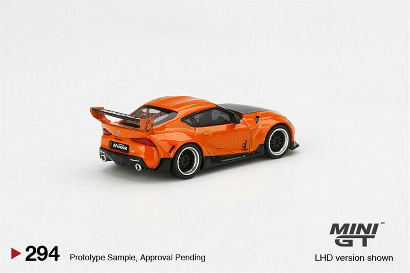 MINI GT 1:64 Pandem GR Supra V1.0 LHD Orange Car in box #294