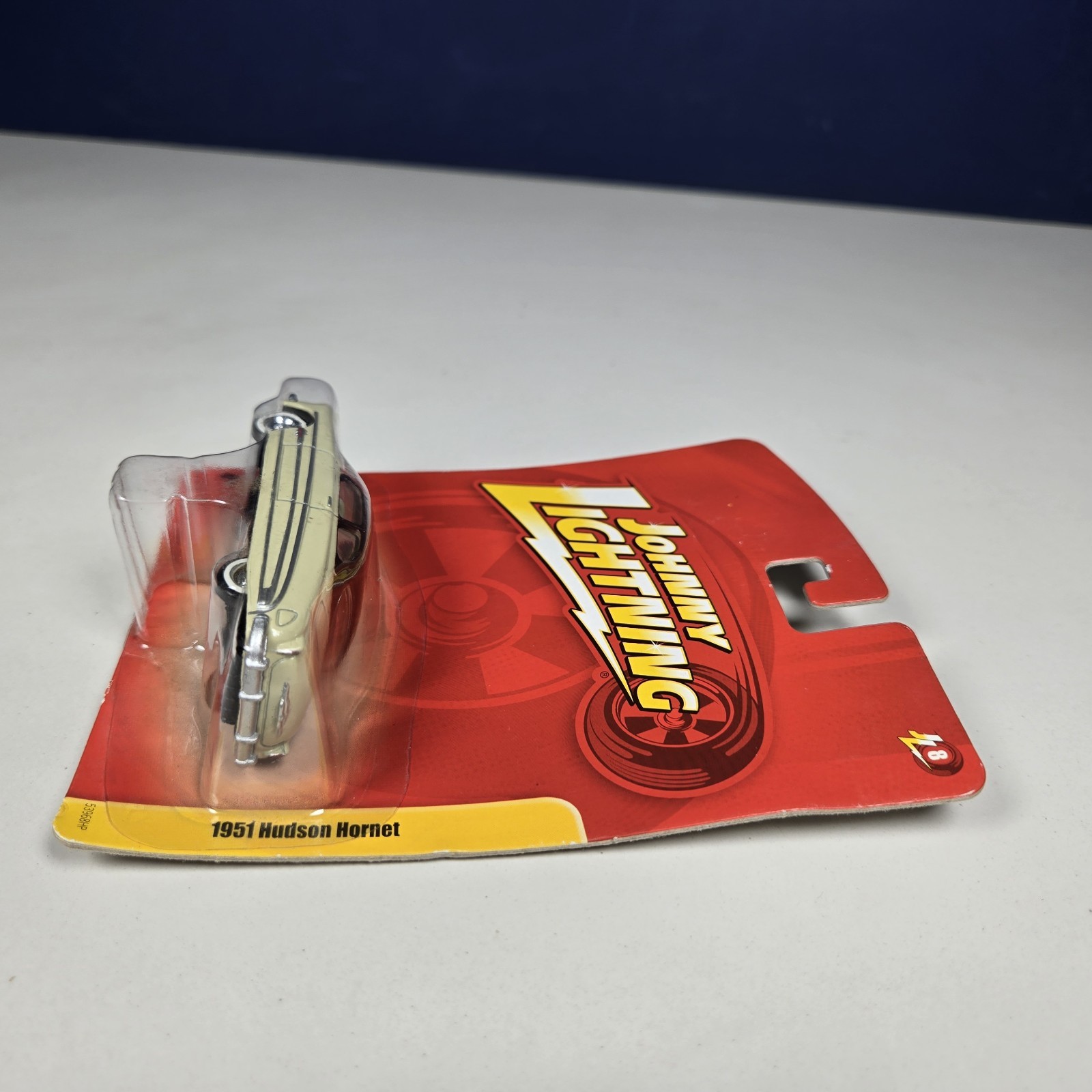Johnny Lightning 1951 Hudson Hornet 1:64 scale Diecast on Short Card