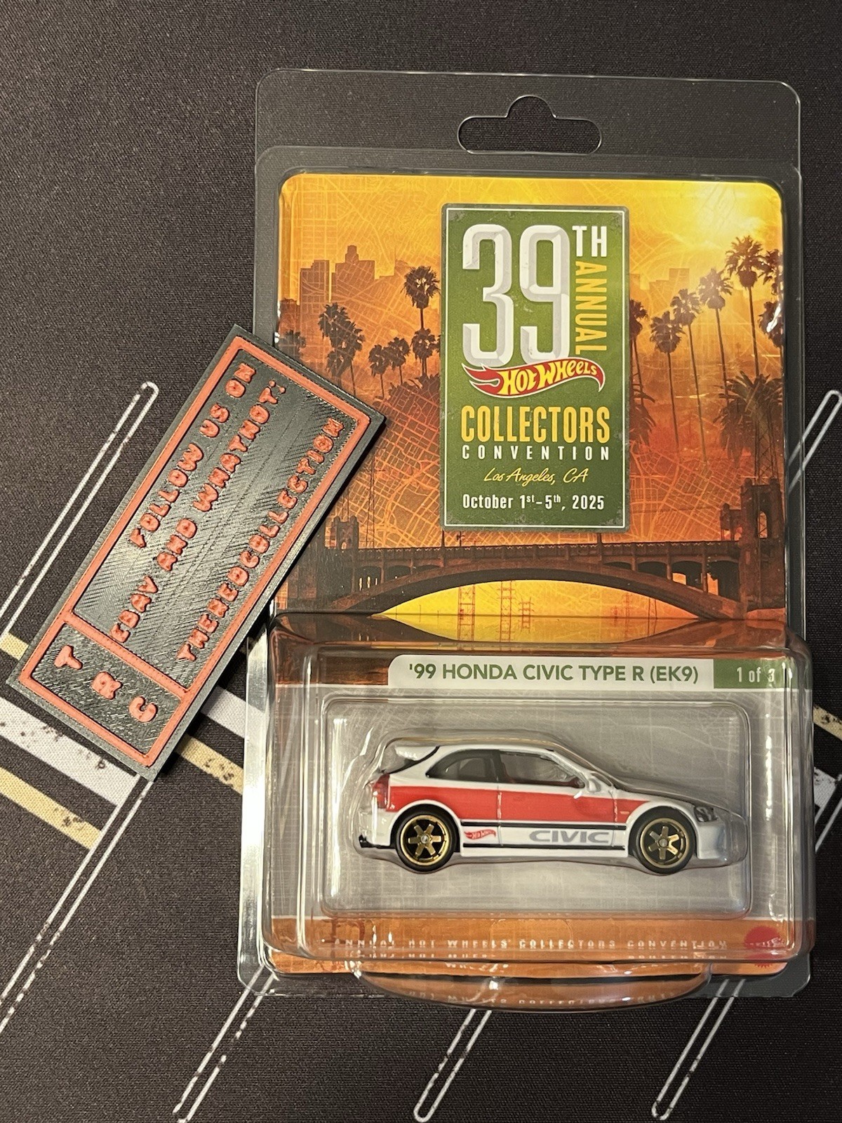 Hot Wheels 2025 Convention – 1999 Honda Civic Type R EK9 – 5579 of 6200