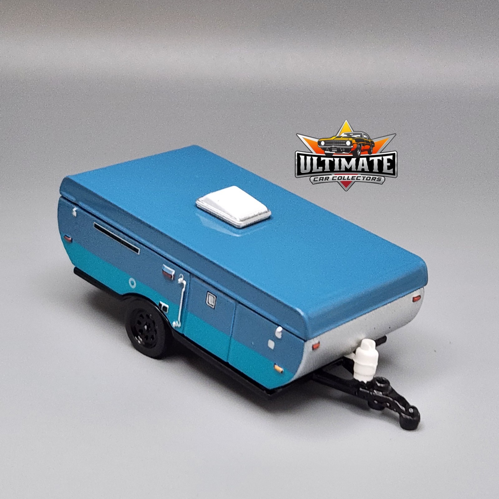 Pop-Up Camper Trailer Collectible 1/64 Scale Diecast Model Collector Car