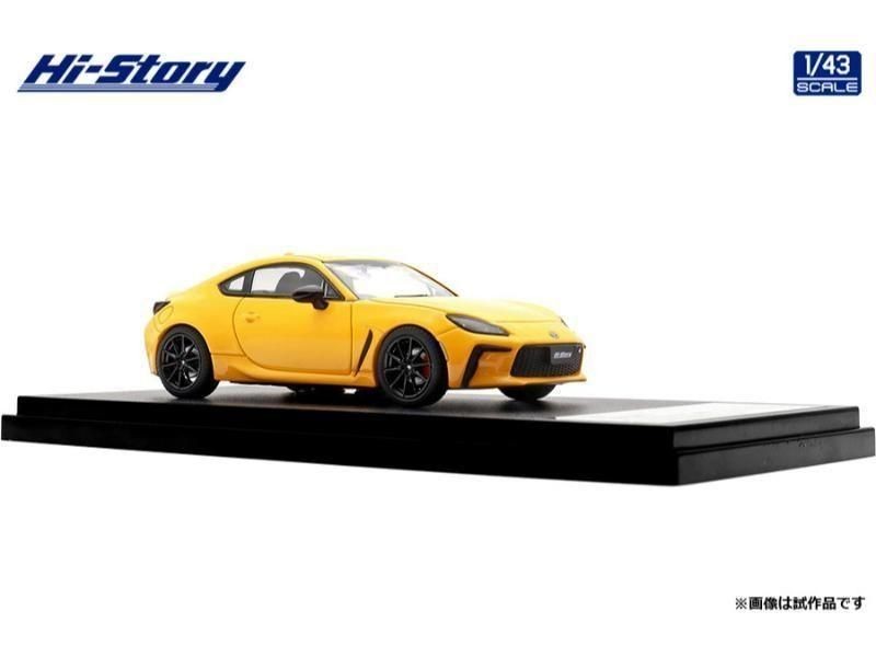 Hi-Story 1:43 Toyota GR86 RZ Limited edition 2025 Sunrise Yellow HS567YE