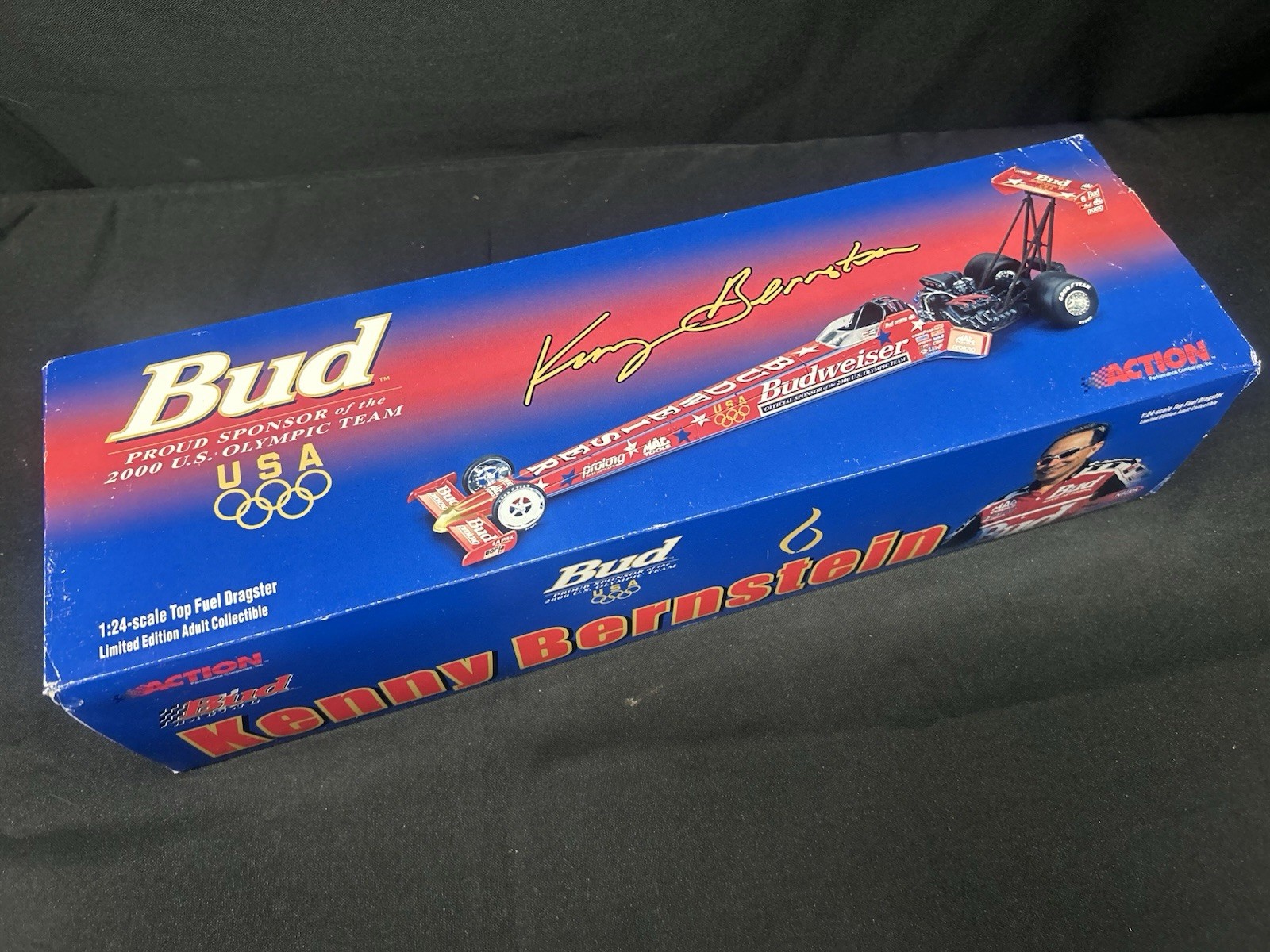 Kenny Bernstein Budweiser US Olympic Team NHRA Top Fuel Dragster 1/24 Diecast