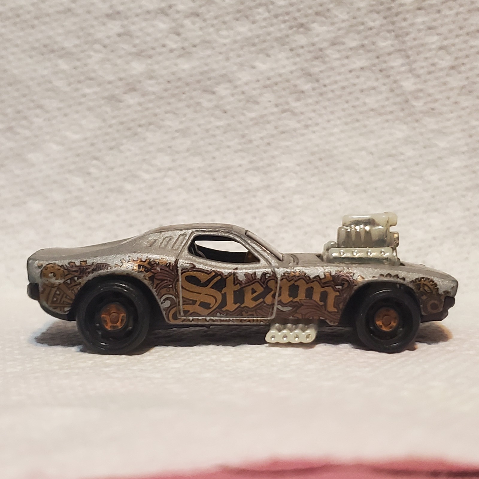 Hot Wheels Rodger Dodger Steampunk Custom Silver Diecast Car Malaysia