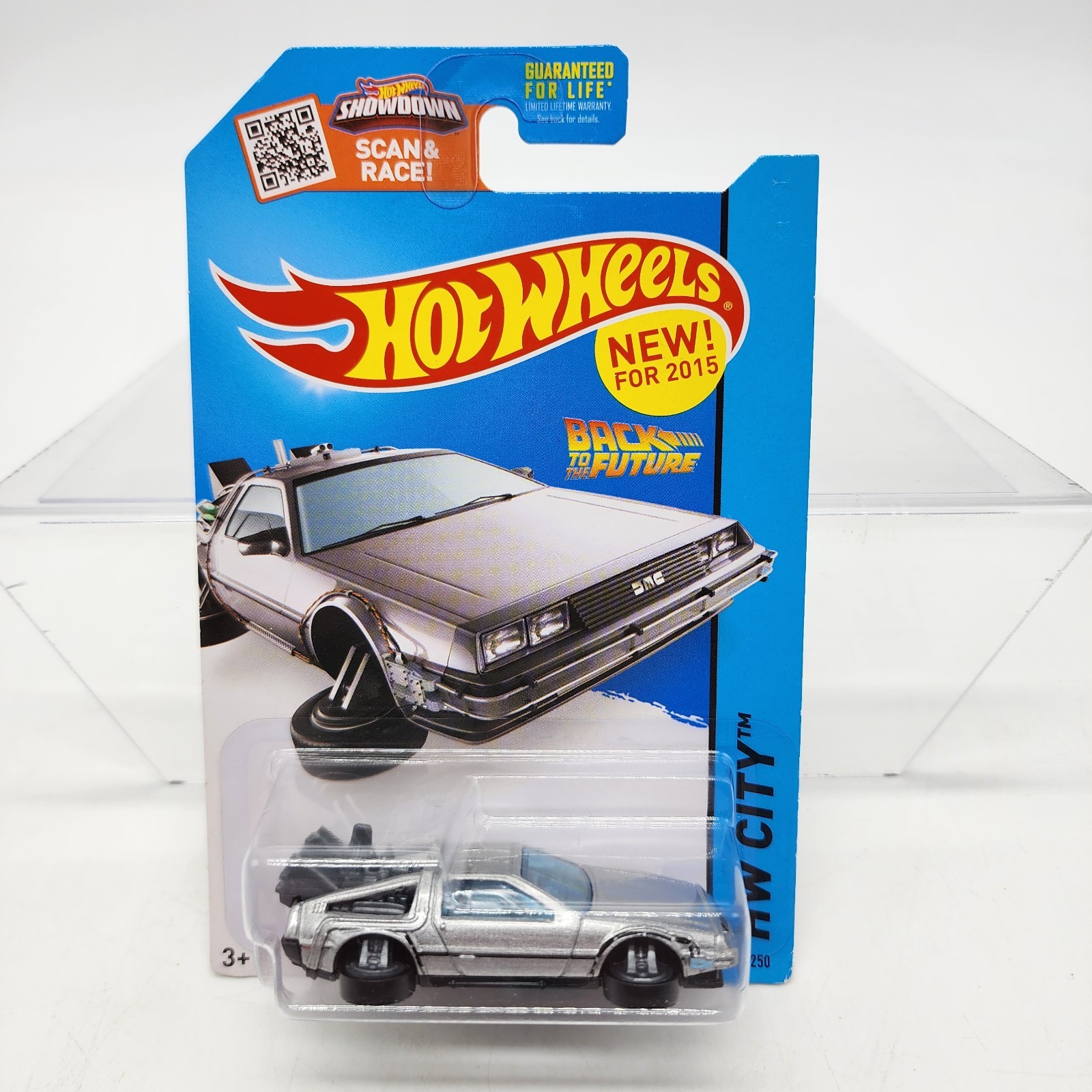 UH Hot Wheels HW City BACK TO THE FUTURE TIME MACHINE HOVER MODE W/Protect READ