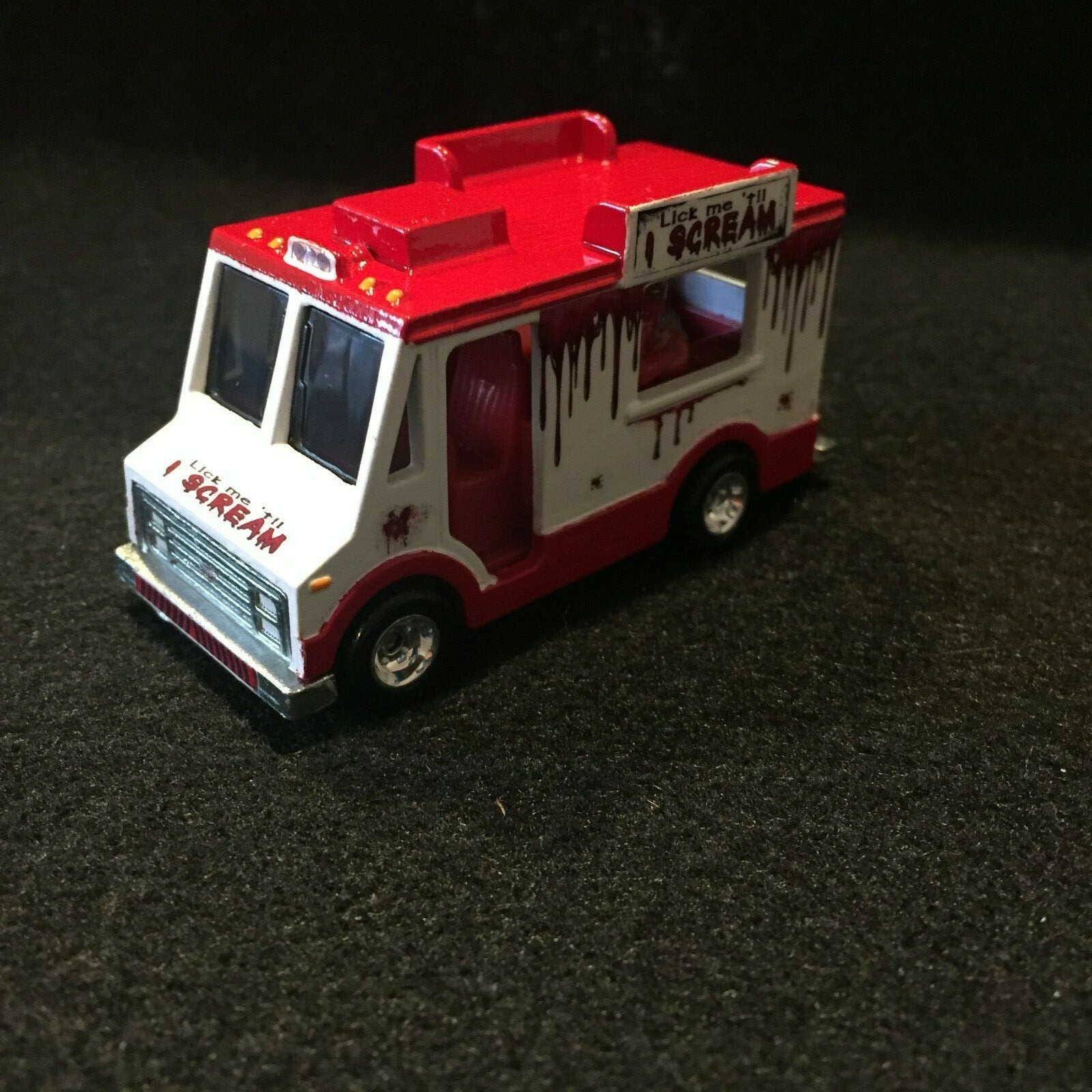 Clear 1:64 Waterslide decal Hot Wheels Ice Cream Truck Quick Bite I SCREAM