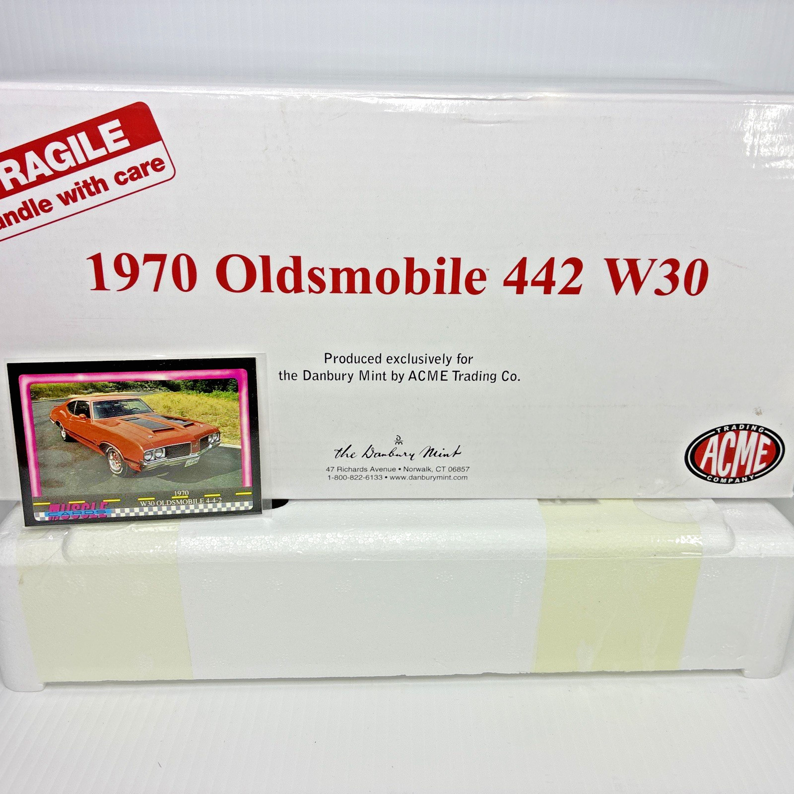 DANBURY MINT / ACME 1970 OLDSMOBILE 442 W30 NEW IN BOX 1:18 NMB. ED. #134 SHARP