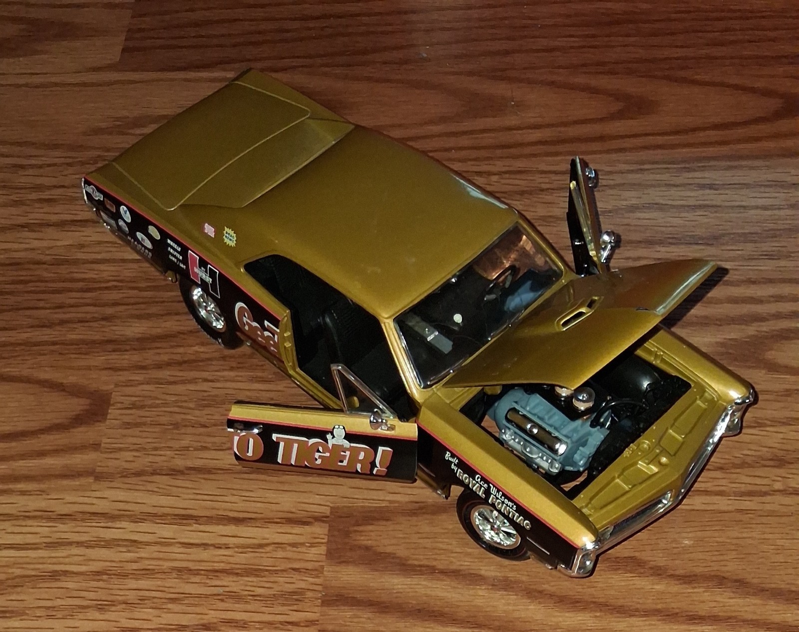 1:18 Scale 1966 Pontiac GTO GeeTo Etrl Black Strip