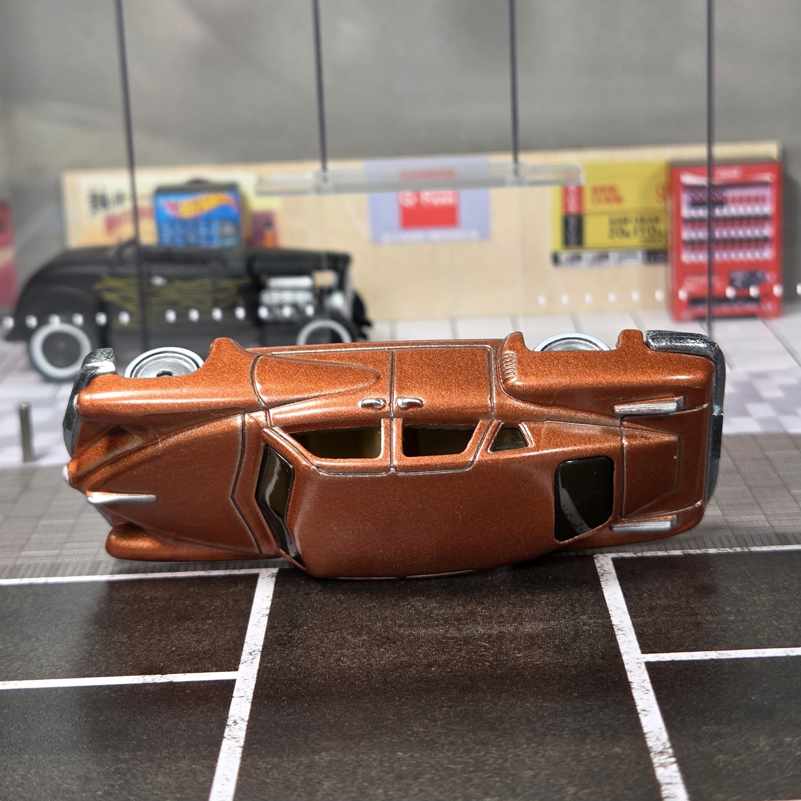 Hot Wheels 2012 Boulevard Ahead Of Its Time Tucker Torpedo Copper Real Riders