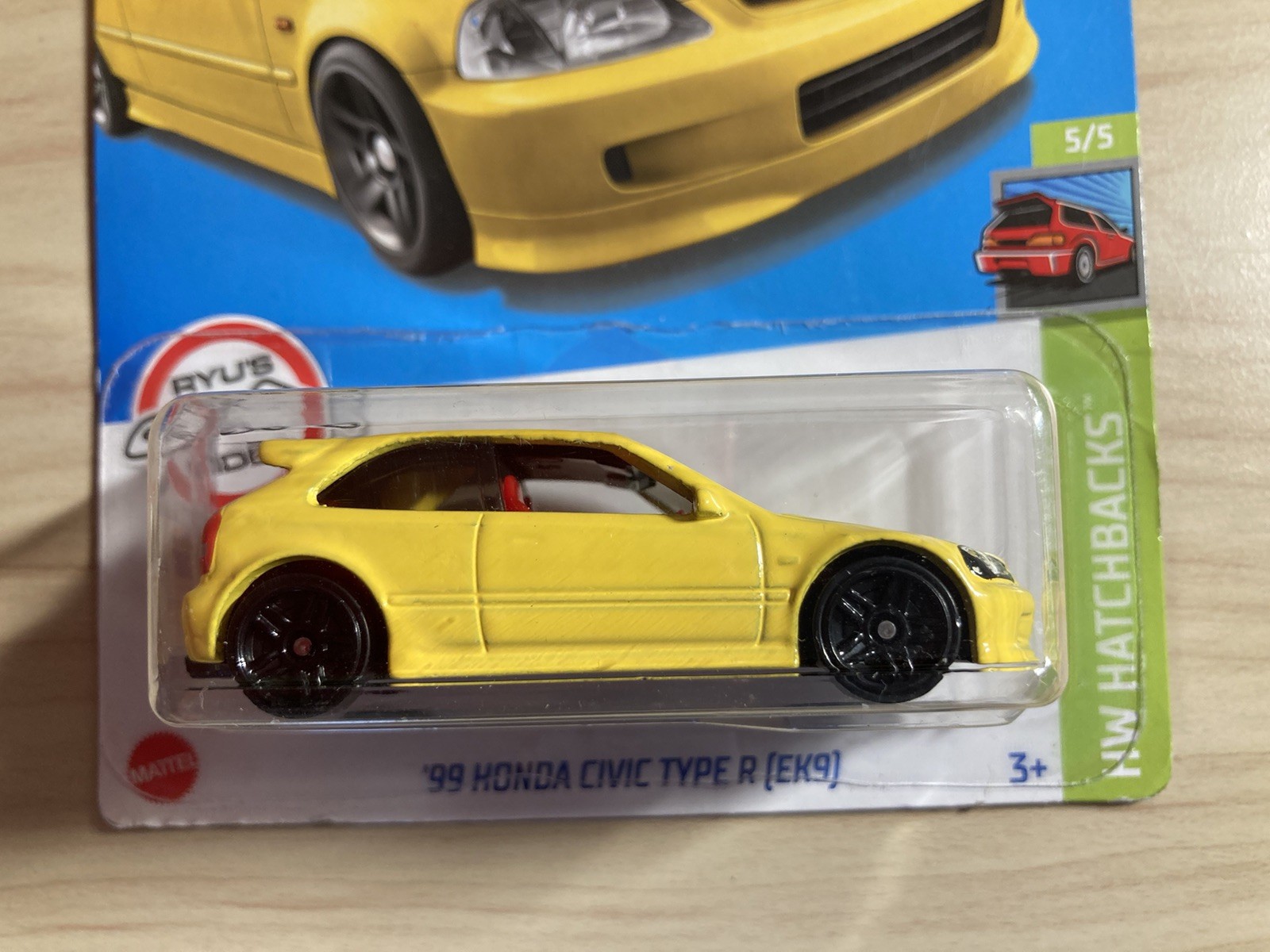 Hot wheels x 2 ’99 Honda Civic Type R EK9 new on long cards from 2020/21