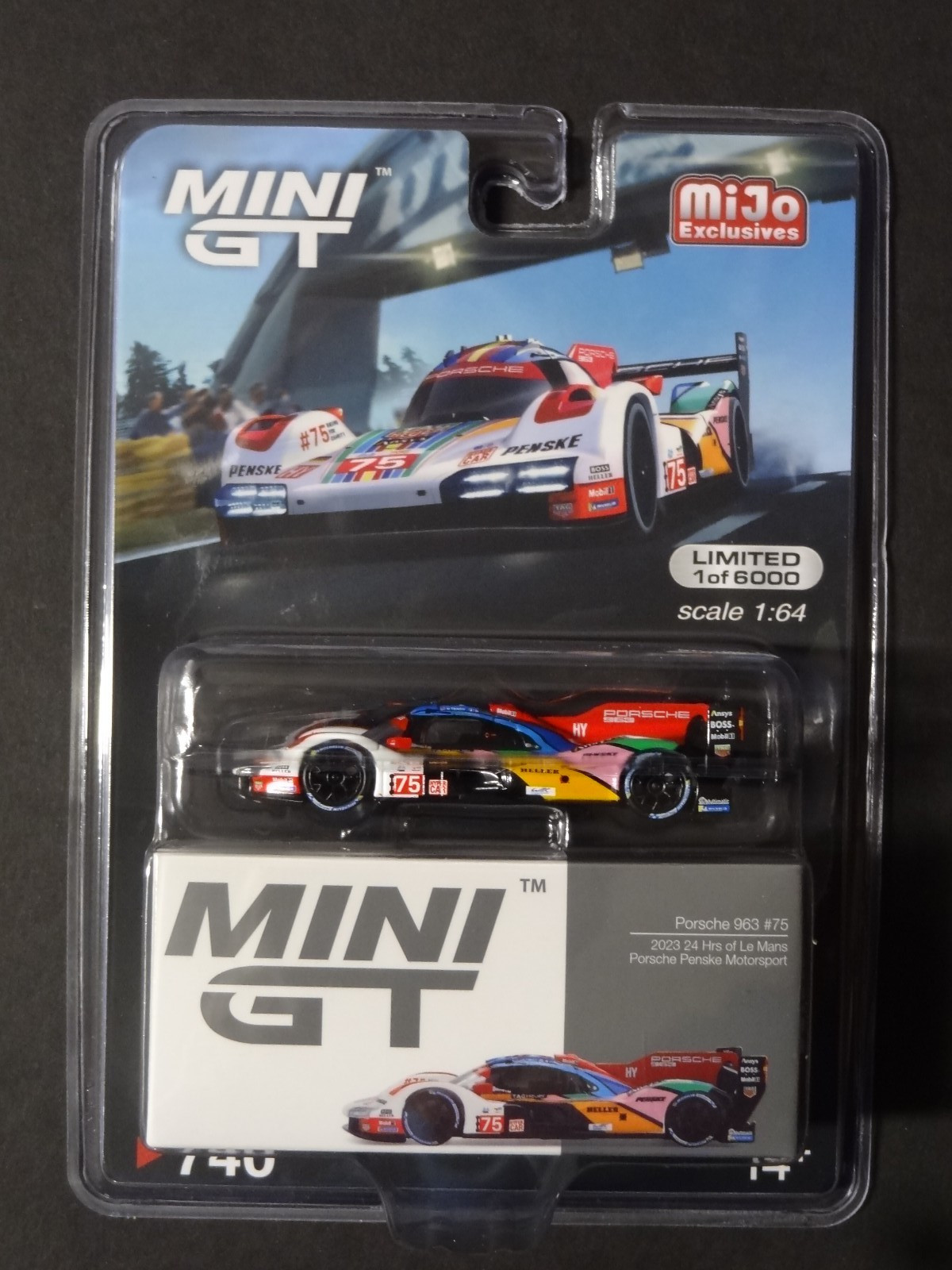 MINI GT #740 – PORSCHE 963 #75 PORSCHE PENSKE MOTORSPORT – 2023 24 HRS LE MANS