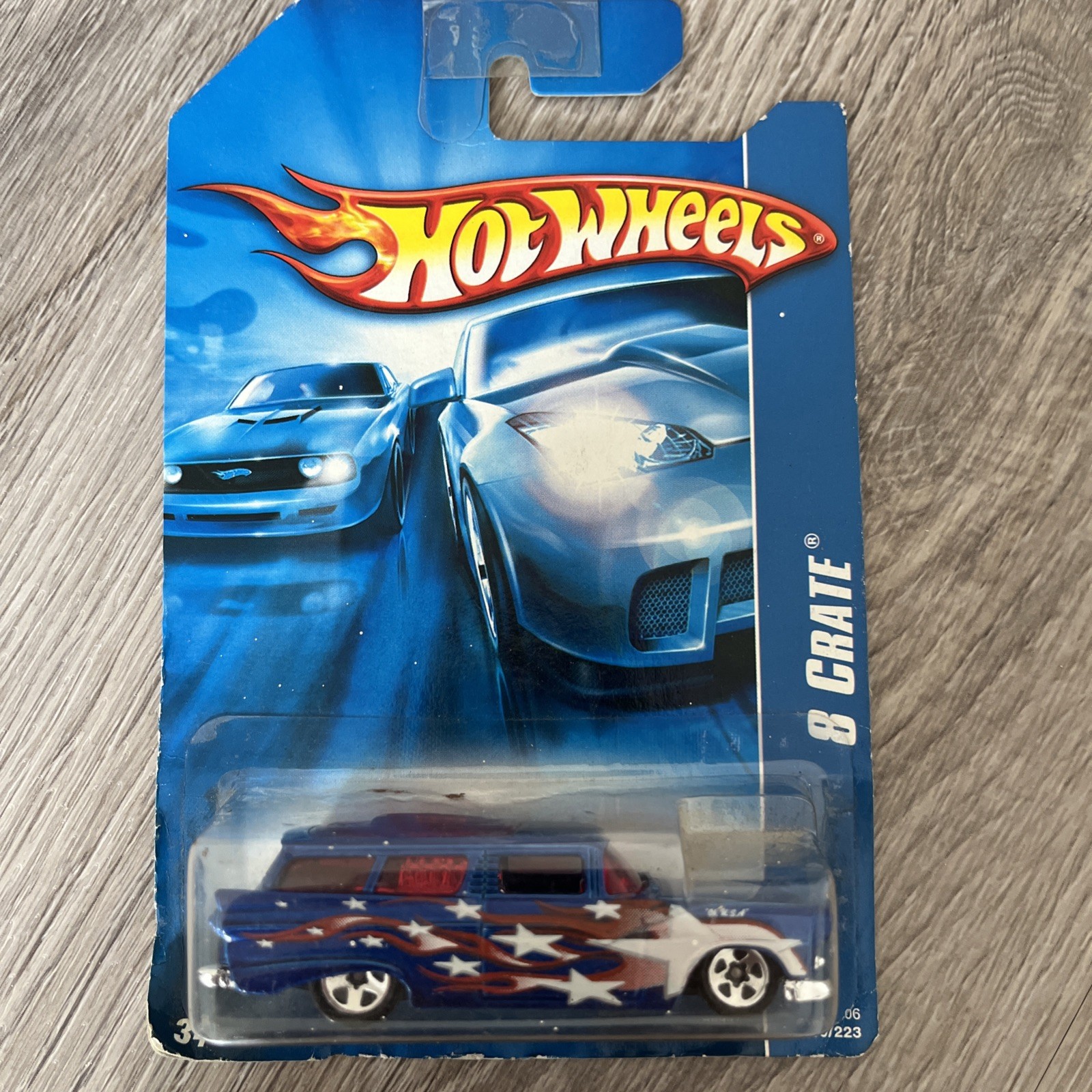 HOT WHEELS (2006) 8 CRATE – SHORT CARD – RARE!! MOC!!!