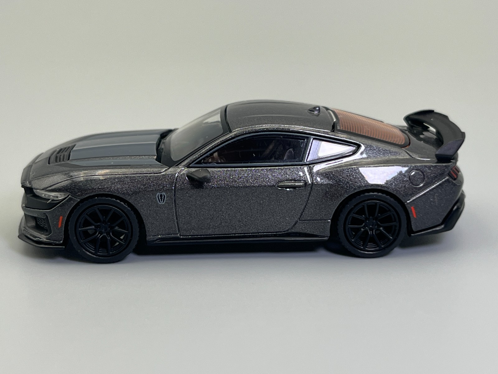 Ford Mustang Dark Horse Carbonized Gray S650 MiniGT 957 1/64 scale