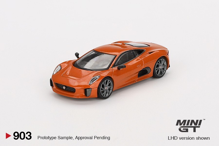 Mini GT 1:64 Jaguar C-X75 “Spectre” Orange #903-007C