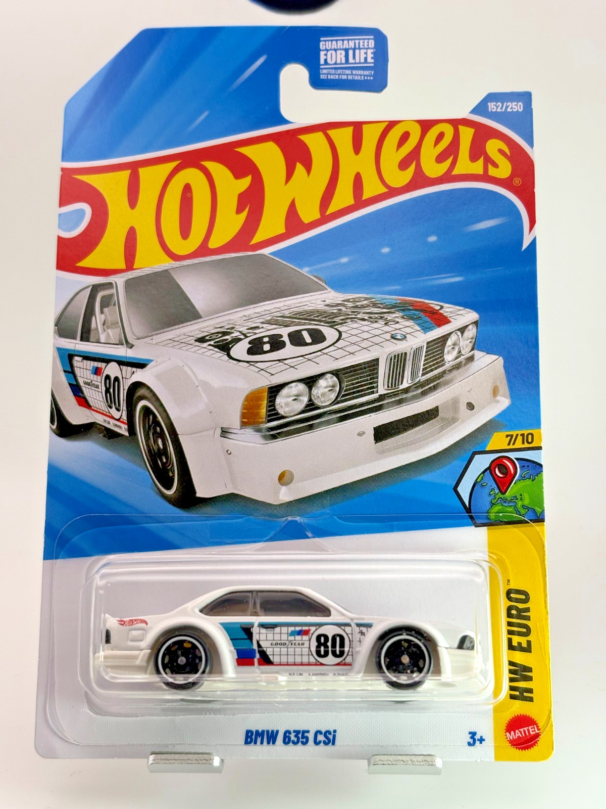 Hot Wheels BMW 635 CSi HW Euro BMW Motorsport White 152/250