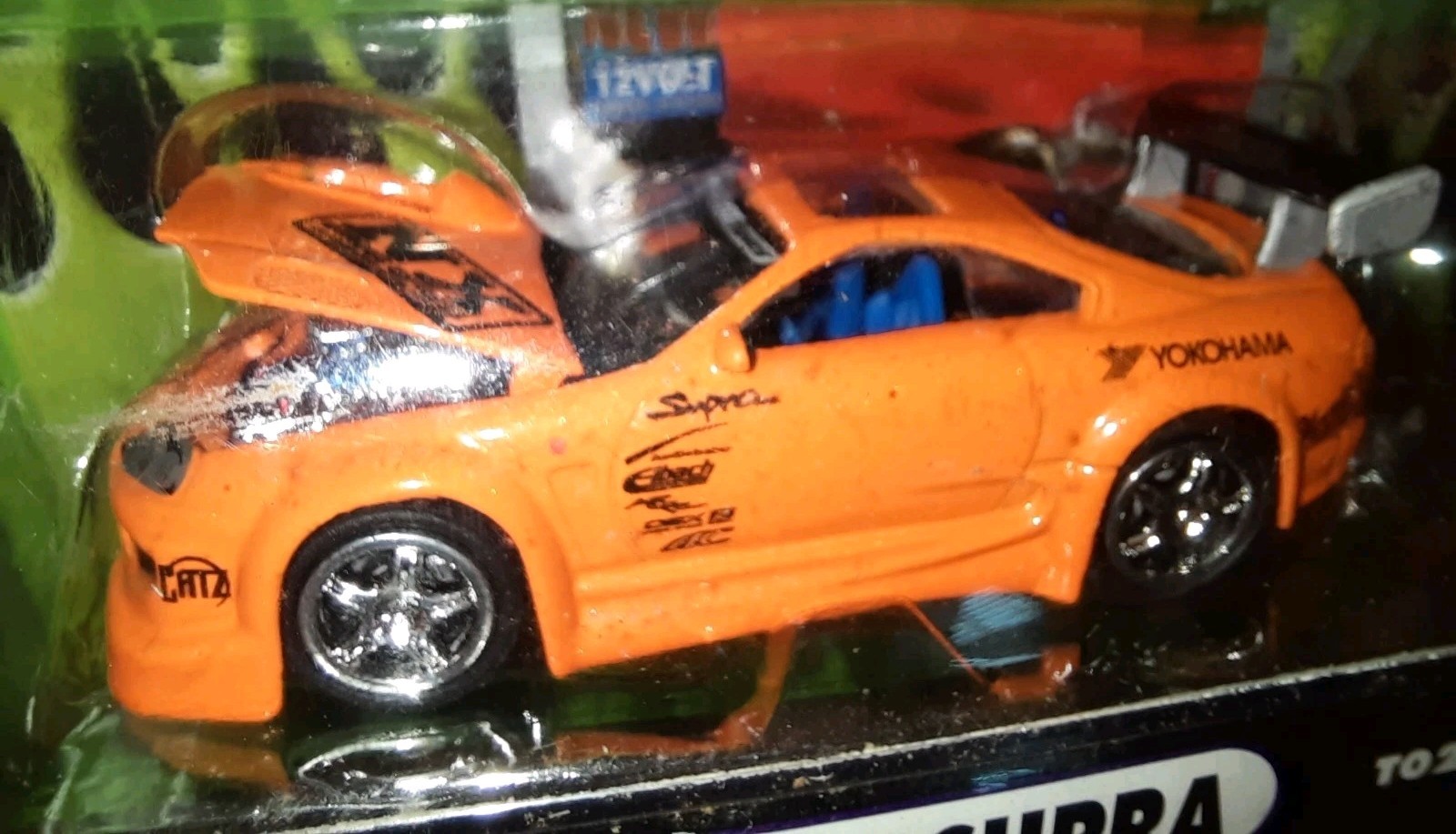 Muscle Machines Tuners 97 Toyota Supra 6 CARS RJ DE VERR Orange Black Free Ship!