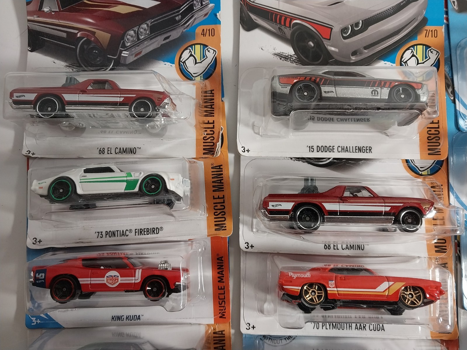 Lot of 18 Hot Wheels Muscle Mania Cars NIB ’15 Challenger, Camaro, etc