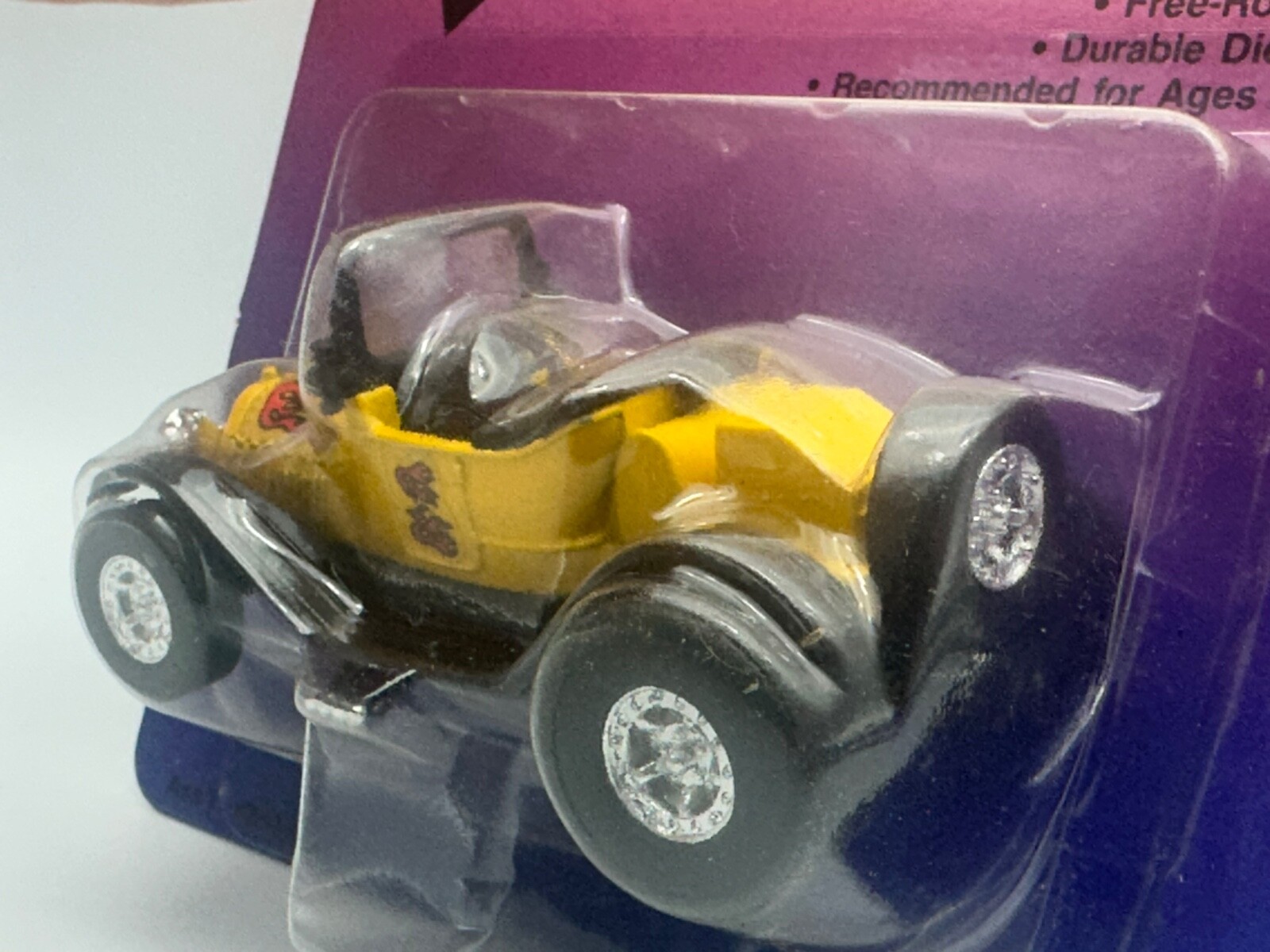 Ertl Hot Roddin’ 1914 Chevy Royal Mail Roadster, Yellow, 3 inches, New in Box