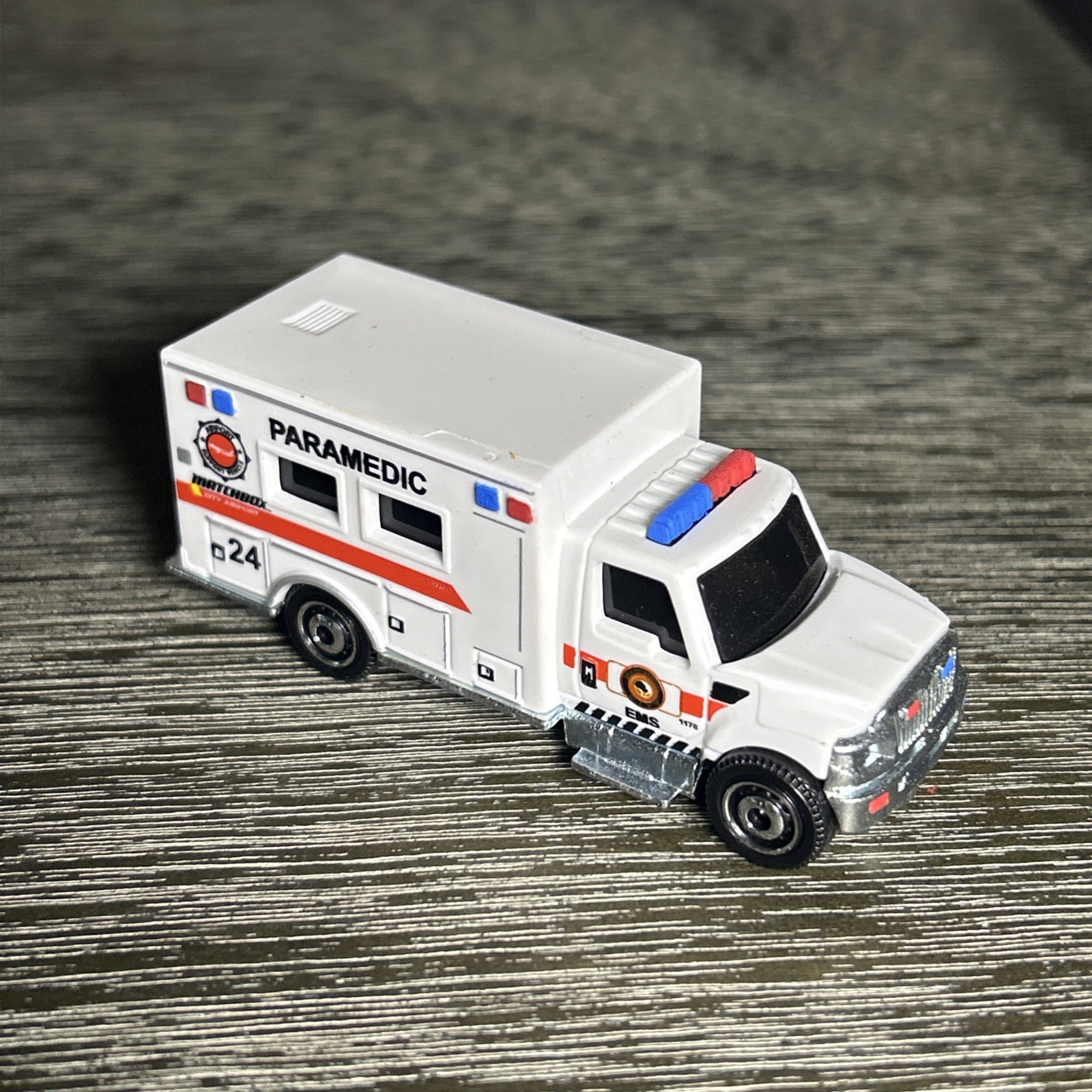 Custom Matchbox Emergency Vehicle Set Pierce Firetruck, Ford Police, Ambulance