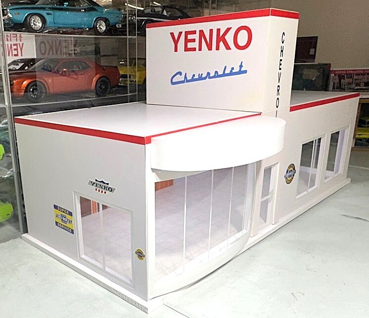 1/18 SCALE, YENKO CHEVROLET SHOWROOM DIORAMA!