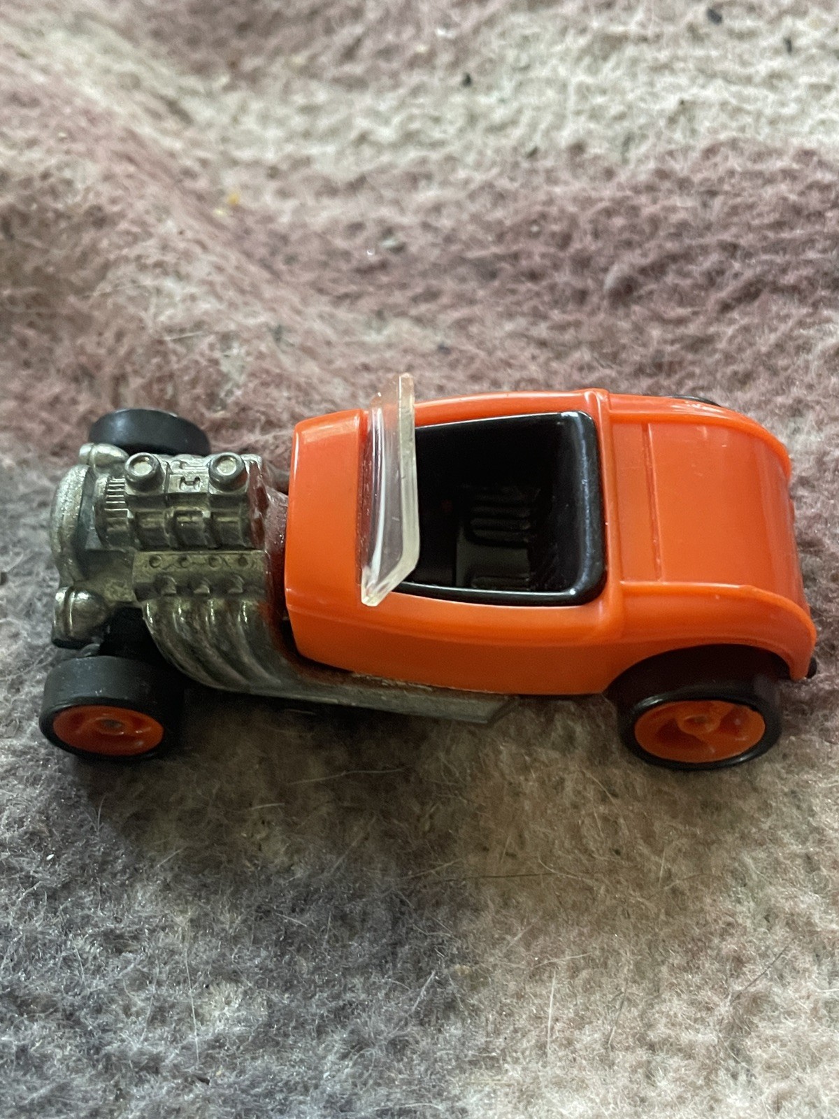Hot Wheels 1993 Orange Ford Roadster Diecast Toy Car Hot Rod Rat Rod Free Ship