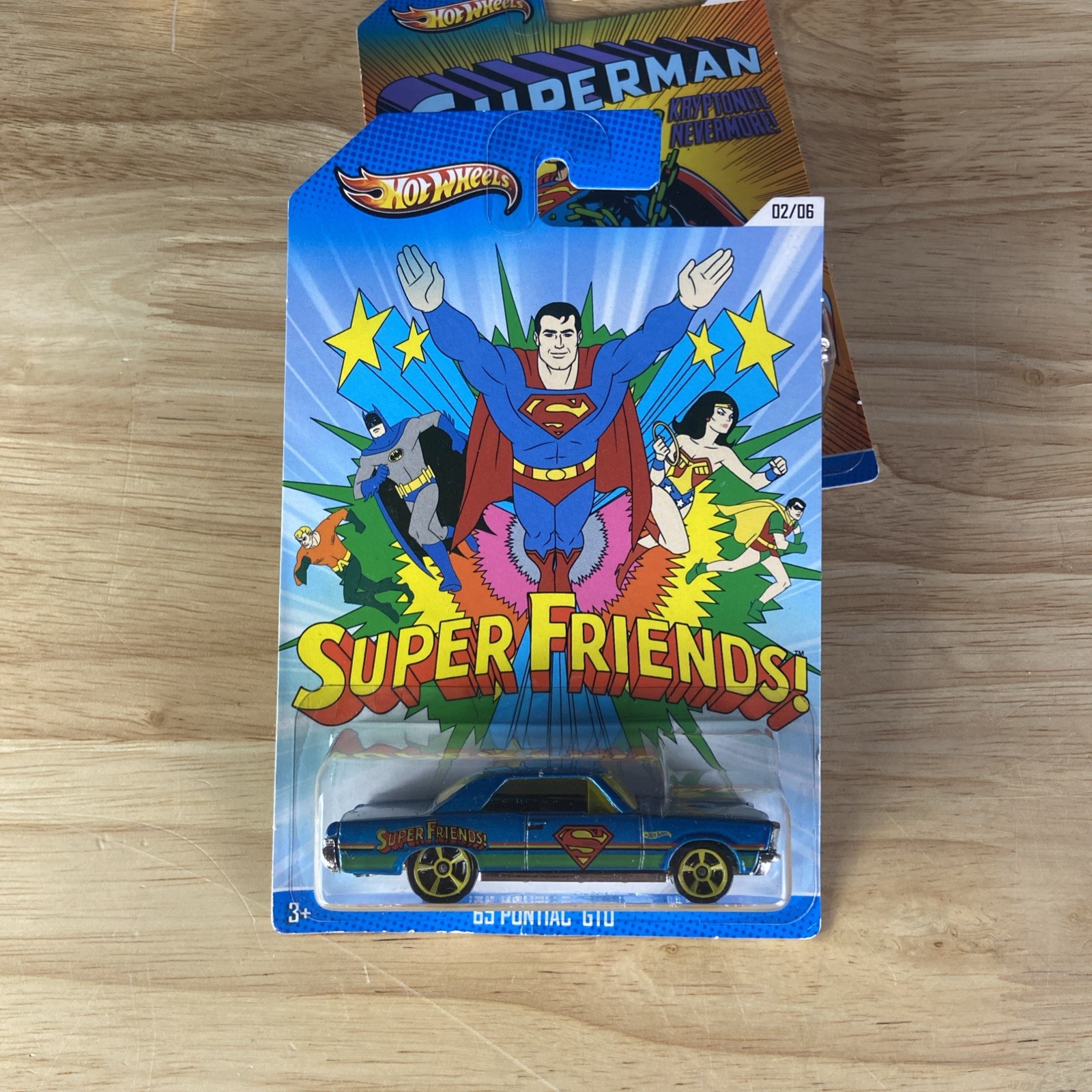 Hot Wheels 1965 Pontiac GTO. 8 Crate JadedKroger Exclusive ’13 Superman Lot Of 3