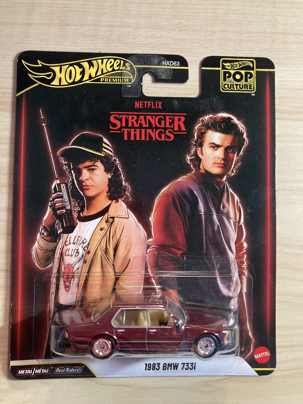 Hot wheels 1983 BMW 733i from Stranger Things on Real Riders latest release new