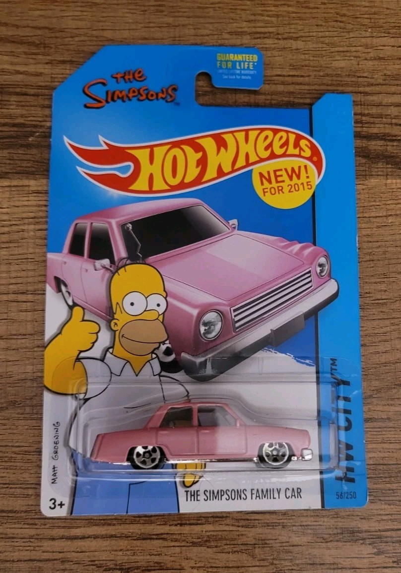 Hot Wheels The Simpsons Family Car 2015 HW City #50/250
