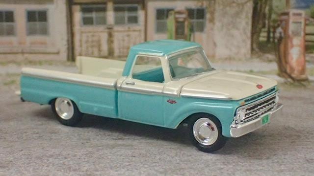 Classic 4th Gen 1961- 1966 FORD F-100 V8 Pickup 1/64 Scale Limited Edition Z