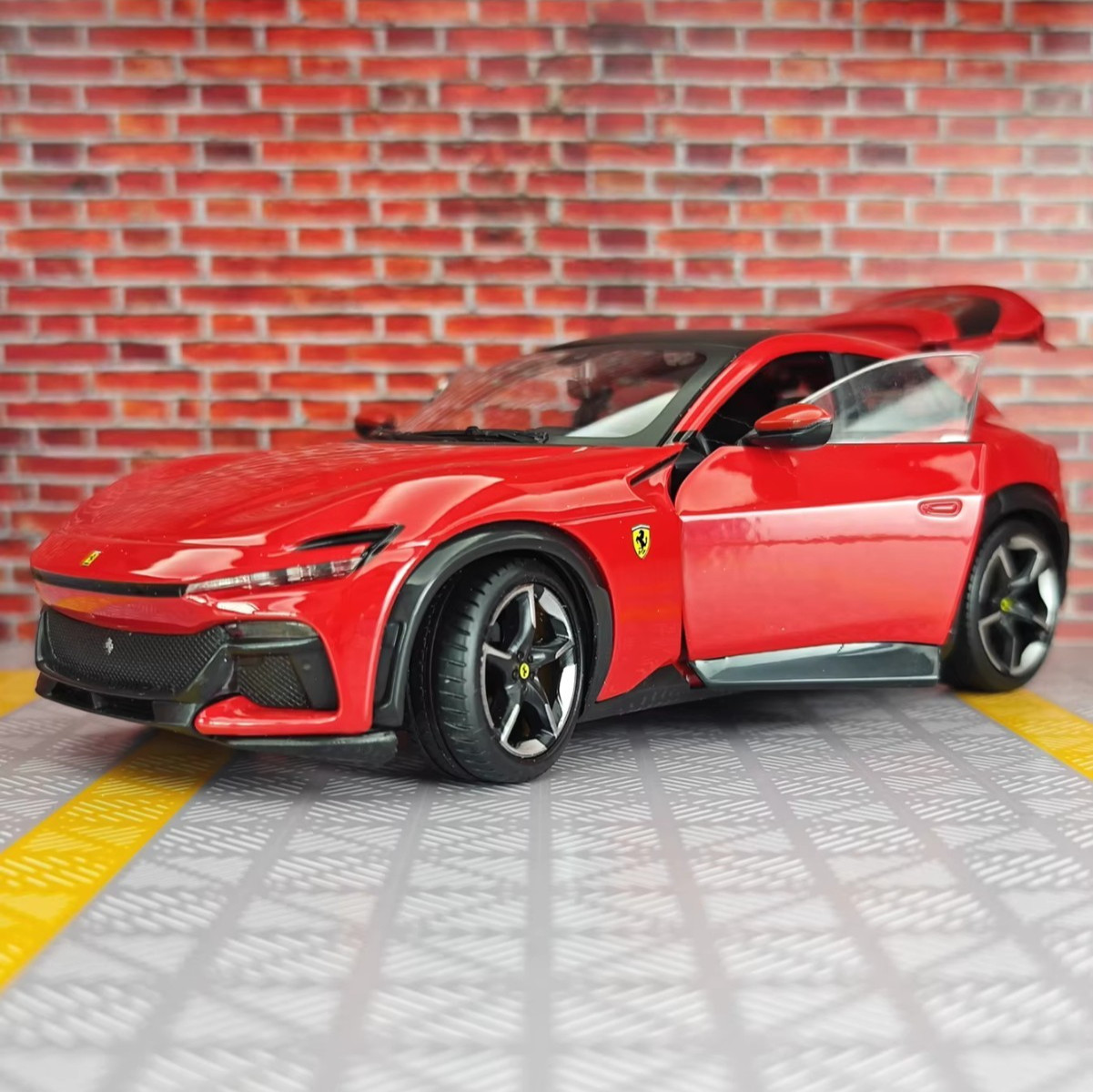 1:24 FERRARI Purosangue Alloy Diecast Racing Car Model Sound/Light Toy Gift NEW