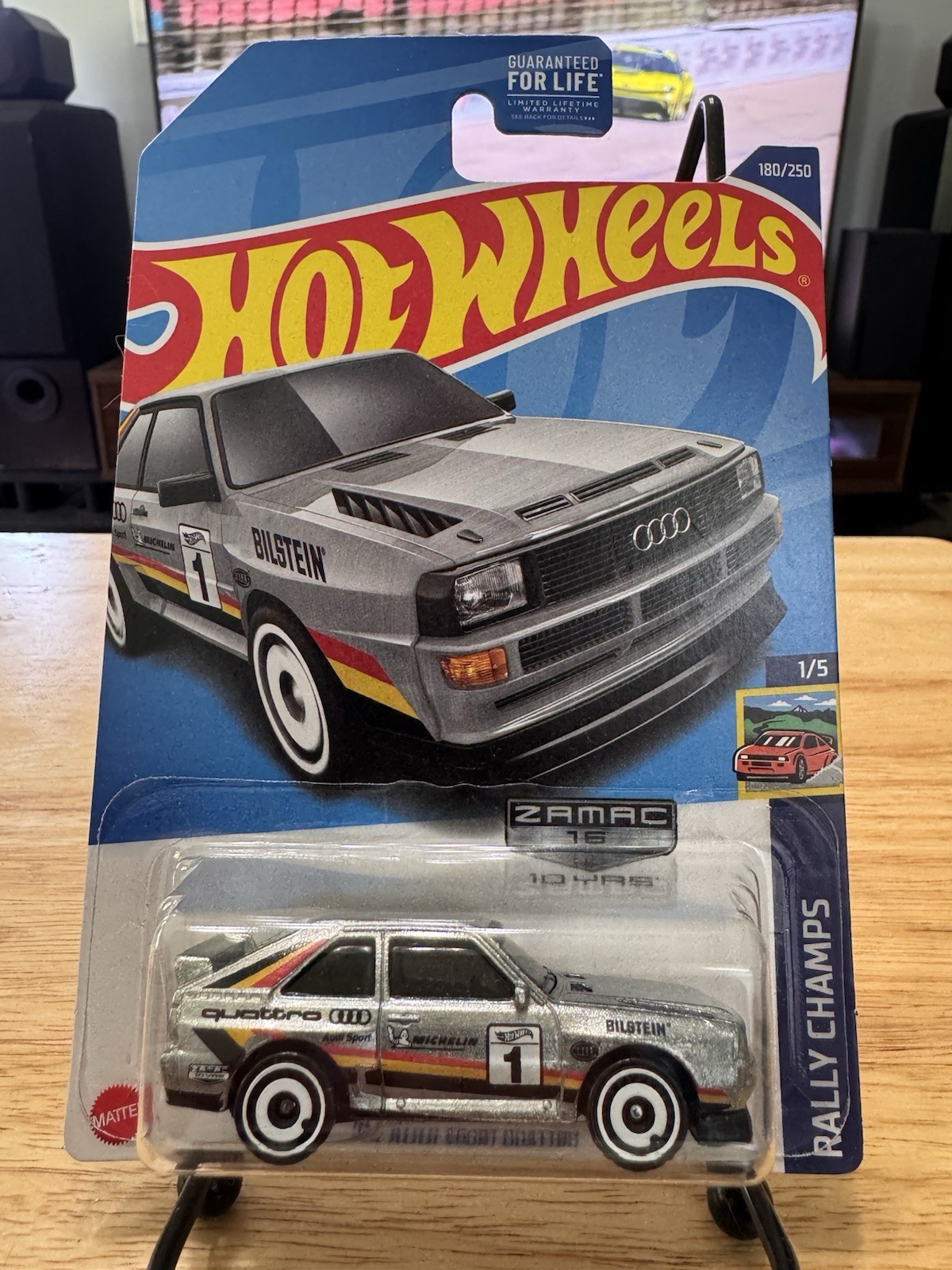 Hot Wheels Rally Champs 1/5 ’84 Audi Sport Quattro in Zamac 180/250