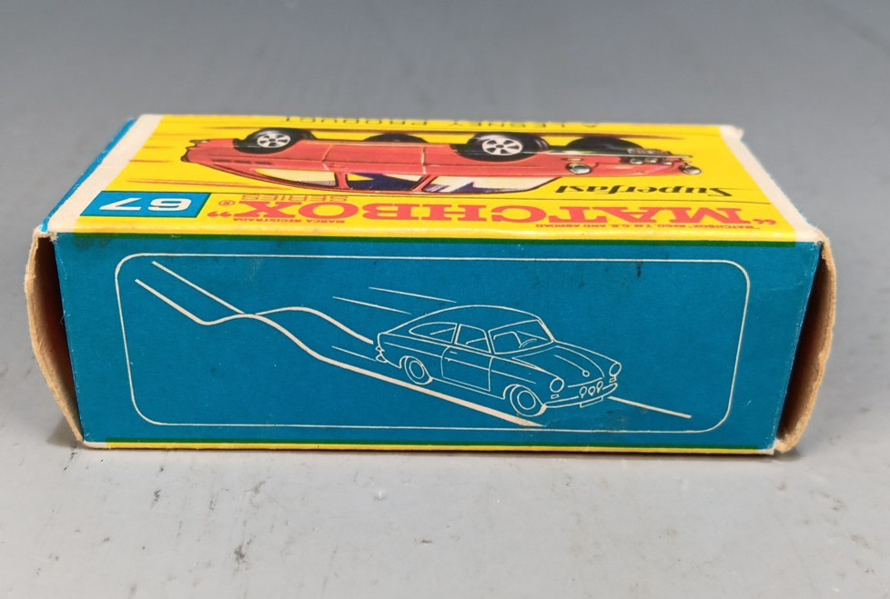 Matchbox Lesney Superfast MB67 Purple Volkswagen 1600TL w/F2 Box