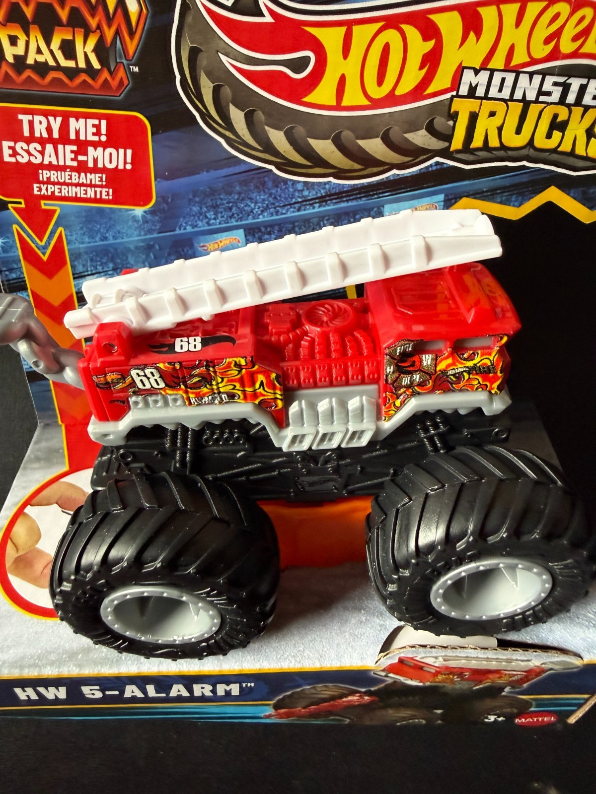Hot Wheels Monster Trucks Attack Pack HW 5-Alarm