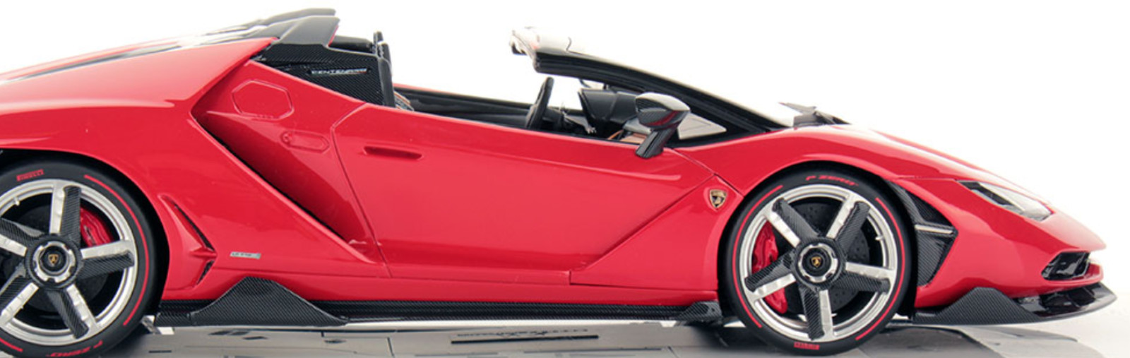 Lamborghini 1:18 Race Car 12 Classic Custom Concept Promo 24 Carousel Red