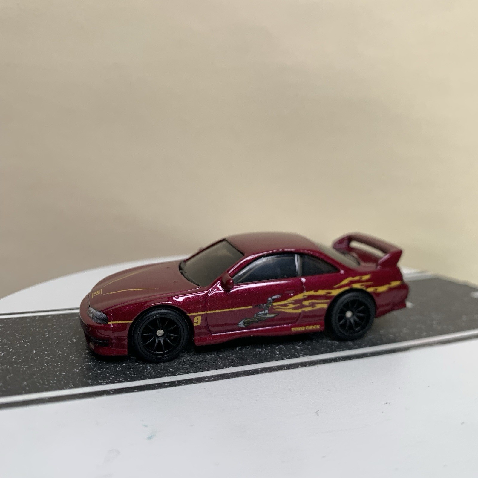 Hot Wheels Premium Fast & Furious Nissan 240SX Silvia S14 Dark Red w/RR 1:64 NM