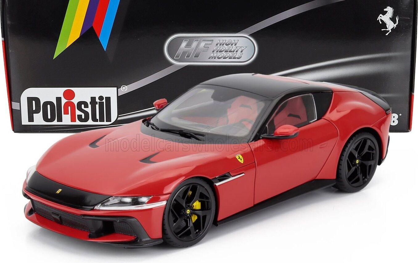 2024 Ferrari 12Cilindri Ferrari Red High Fidelity in 1:18 scale by POLISTIL