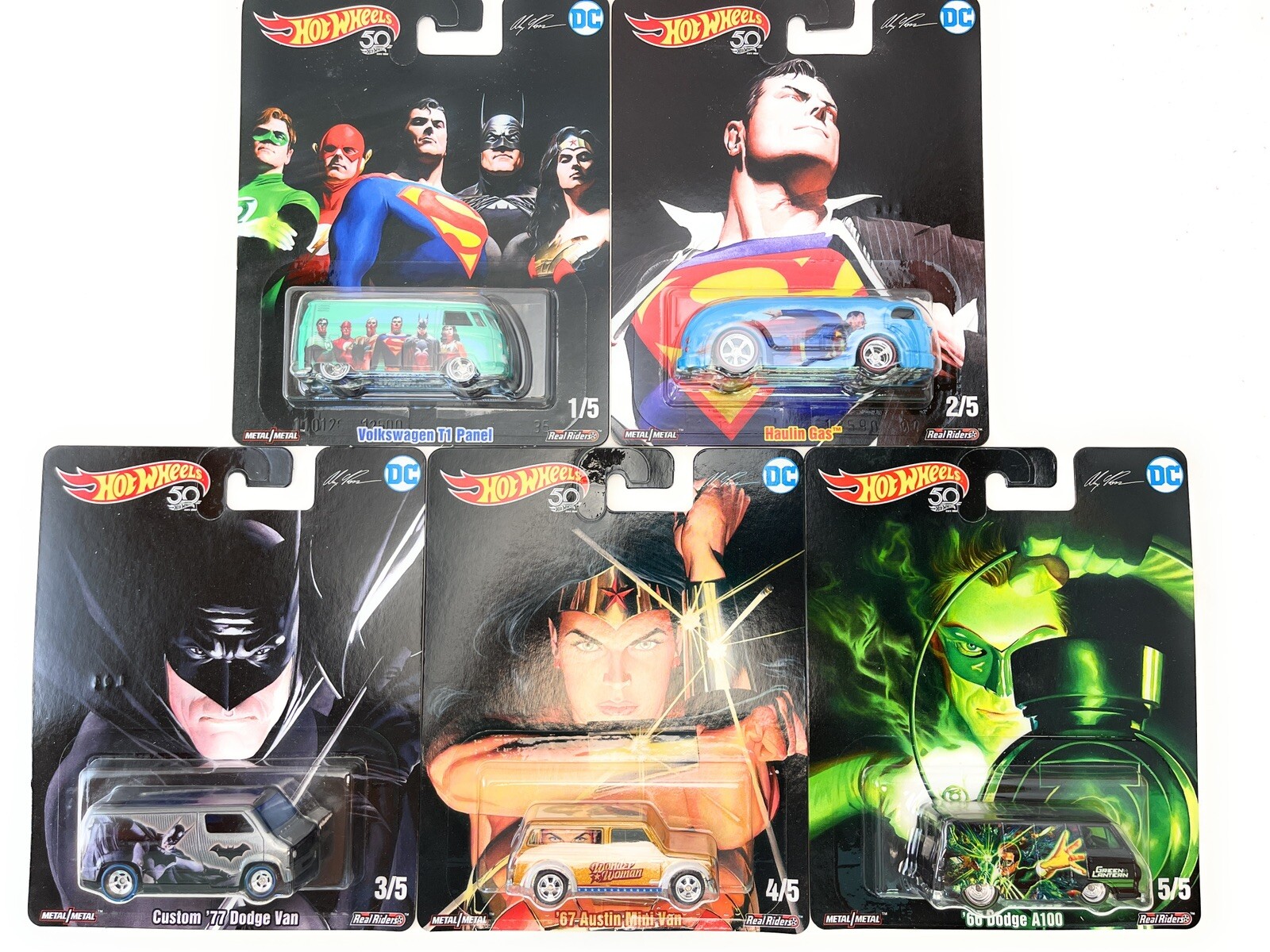Hot Wheels Hot Wheels Pop Culture Alex Ross DC Heroes Series Diecast Model 956P