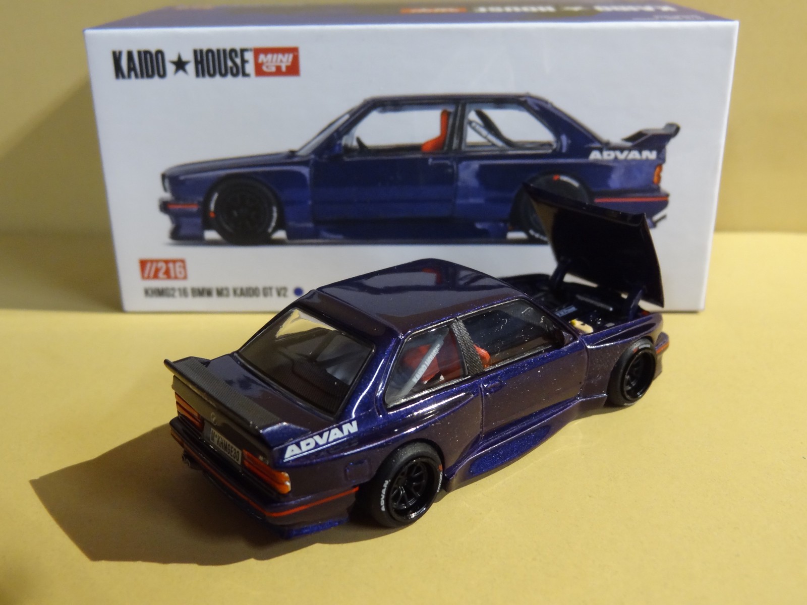 KAIDO HOUSE x MINI GT – PURPLE – BMW M3 KAIDO GT V2 #KHMG216 -SEALED