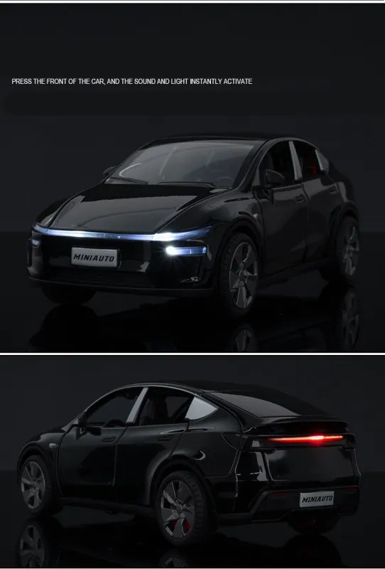 NEW 1:32 MODEL Y MODELY Diecast Model Car Sound & Light Collectible Toy Gift