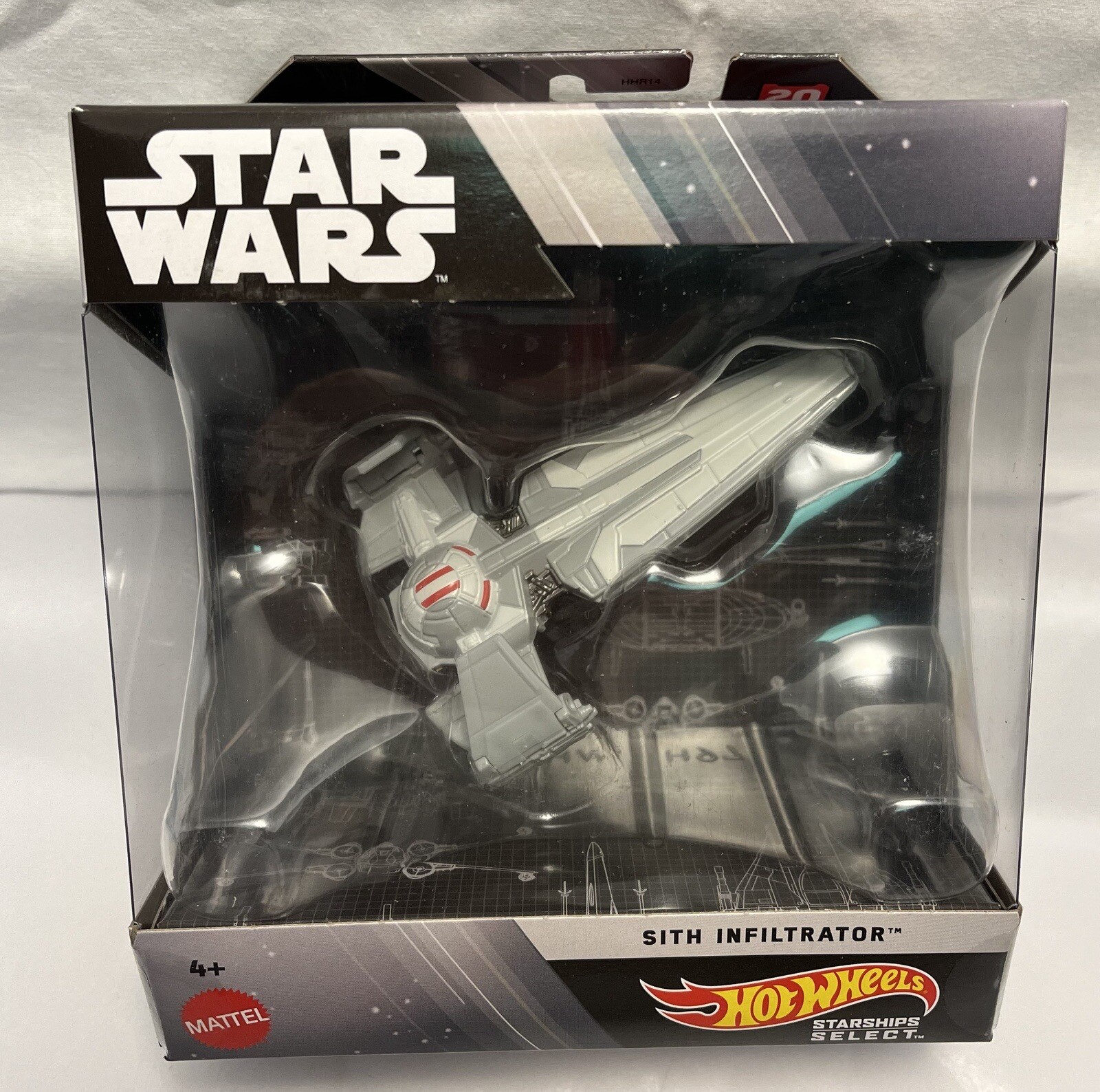 Hot Wheels – Star Wars Starships Select – Factory Sealed 3 Pack – #1/1, 12, 20