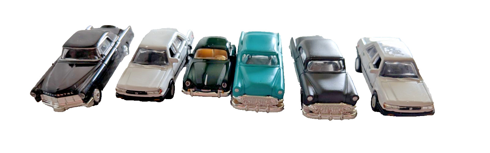 MIXED LOT OF 6 Model Power Minis 1:87 Malibu HO Scale Diecast Plastic Shells