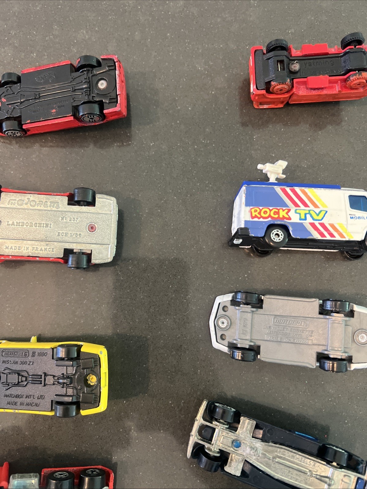 Lot Of 33 Diecast & Plastic Vintage Cars Trucks Mixed Brands See Description