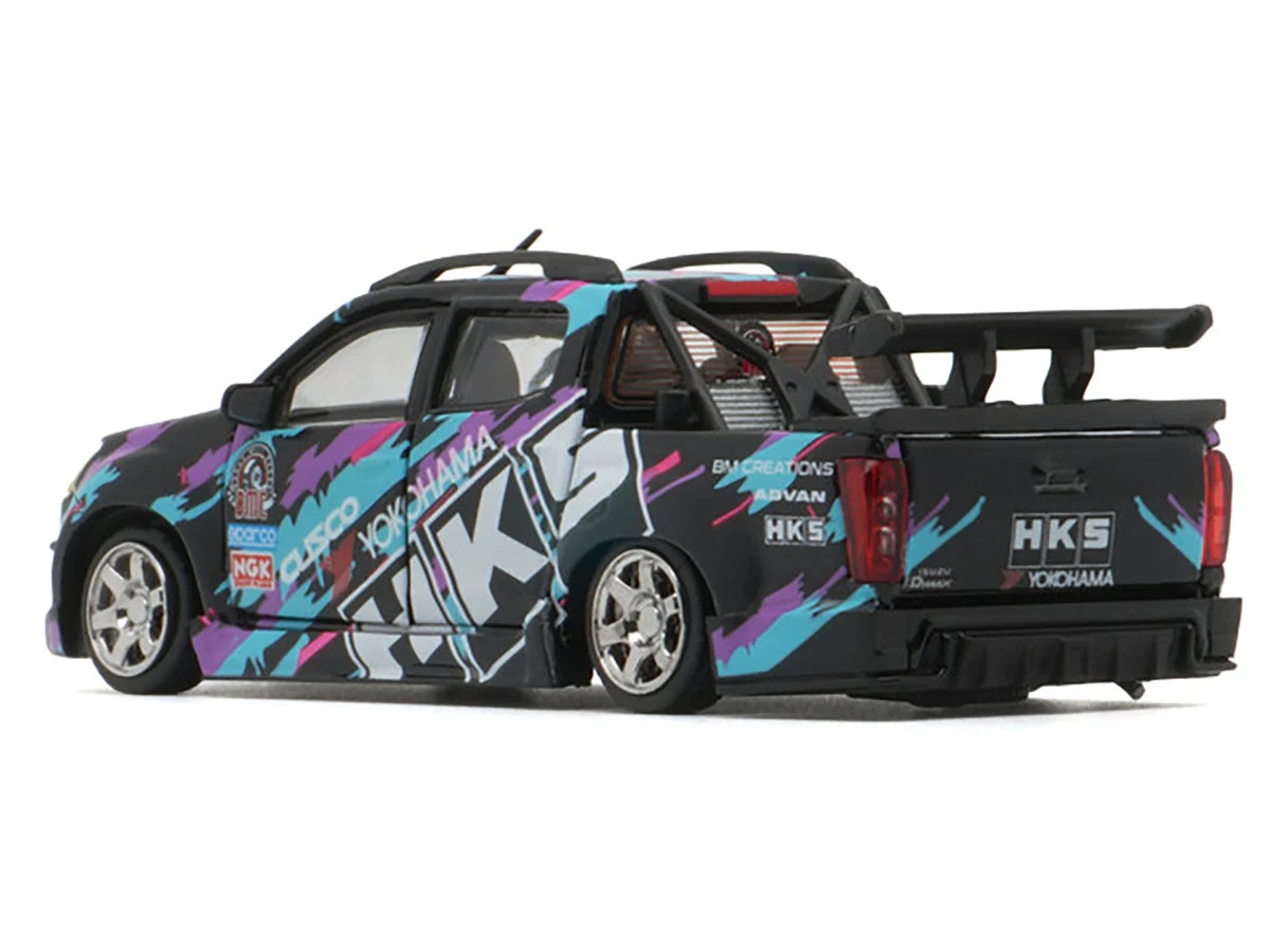 Isuzu D-Max Lowrider Pickup Truck RHD (Right Hand Drive) “HKS” Black with Graph