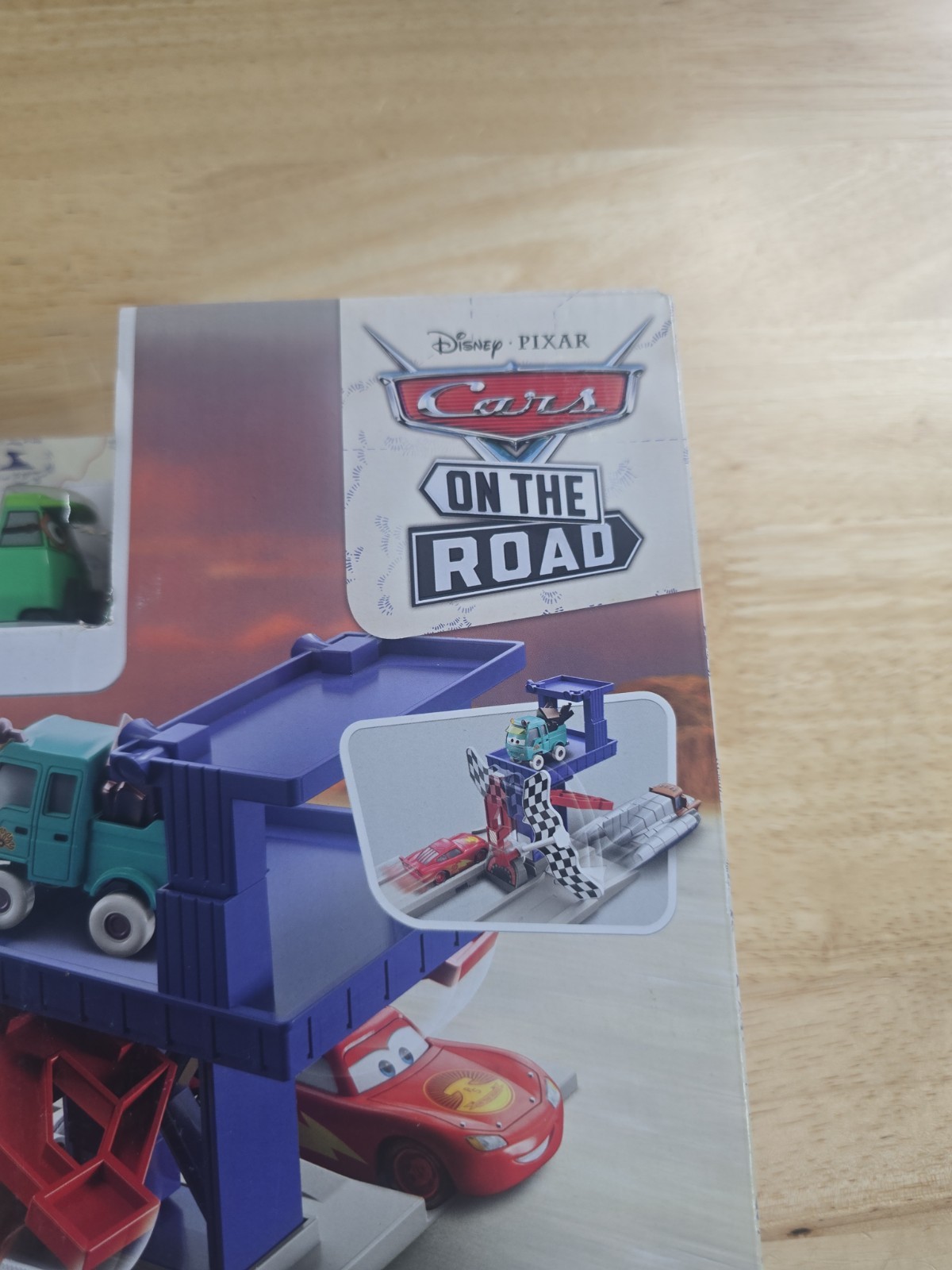 Disney Pixar Cars On The Road Salt Flats Super Speed Playset 2 Cars Sealed