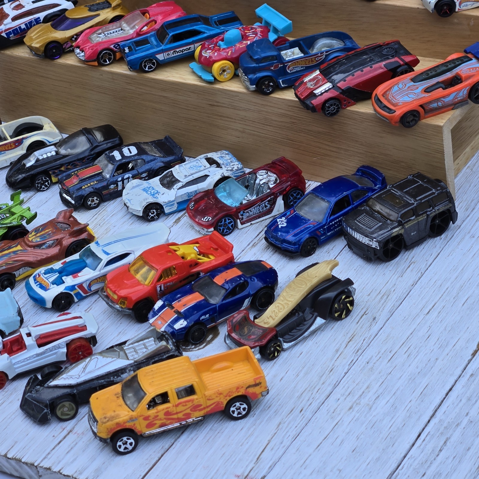 Hot Wheels Lot of 50 Loose Cars Trucks Race Cars Mixed Diecast Mattel VGC