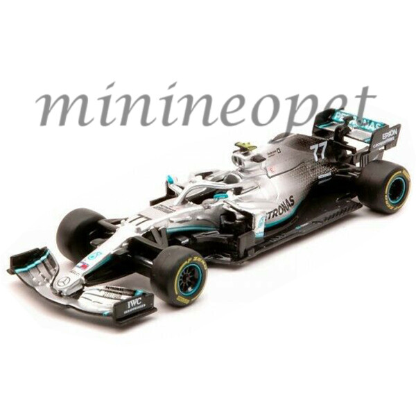 BBURAGO 38036 2019 MERCEDES BENZ AMG FORMULA F 1 W10 EQ POWER 1/43 #77 BOTTAS