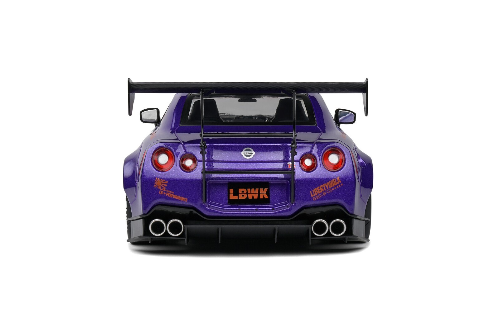 Solido 1:18 Nissan Skyline GT-R (R35) Liberty Walk Body Kit Type 2 – Purplezilla