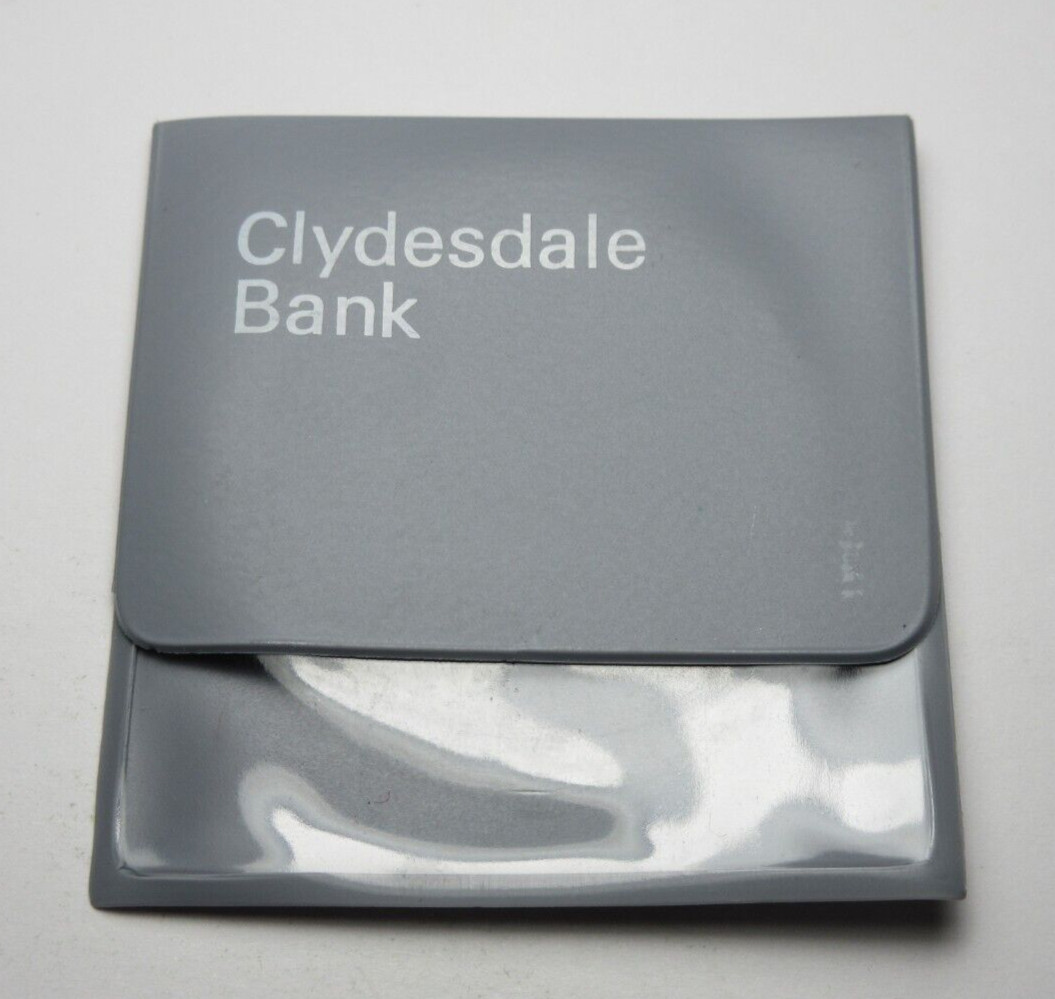 UK Great Britain Clydesdale Bank 2×2 Coin Holder