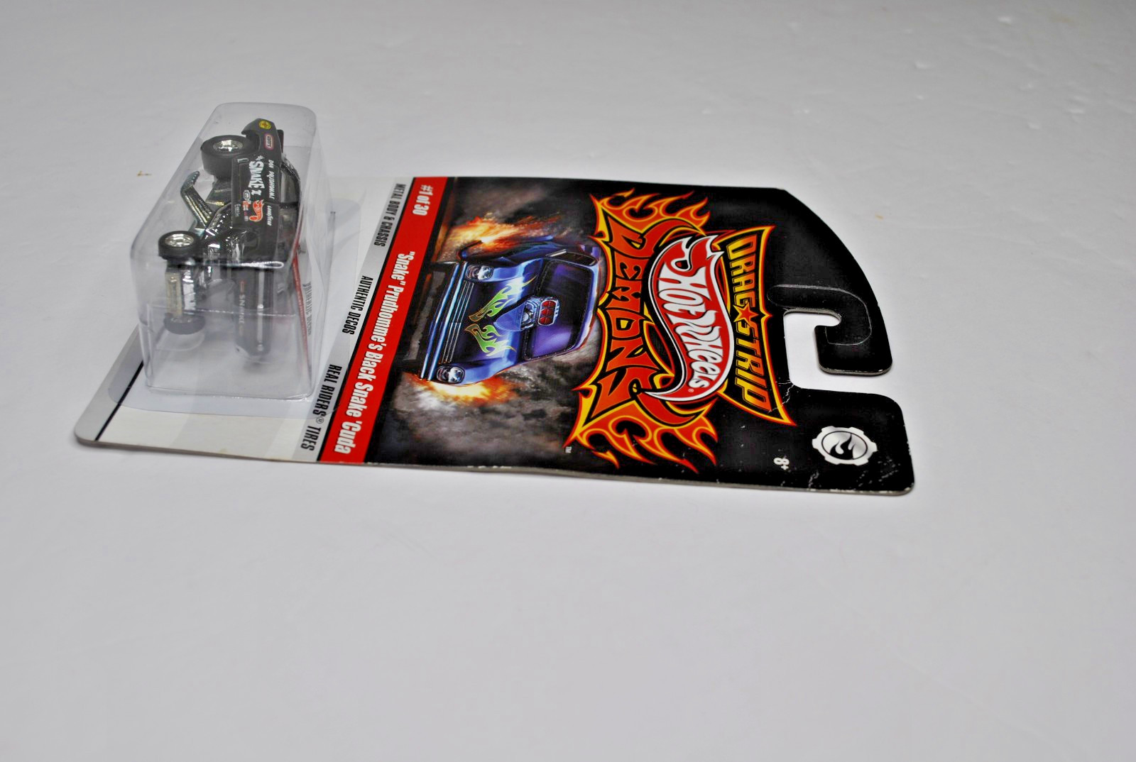 Hot Wheels Dragstrip Demons Lot of 2 Snake Prudhommes and Lil Nate Plymouth Cuda